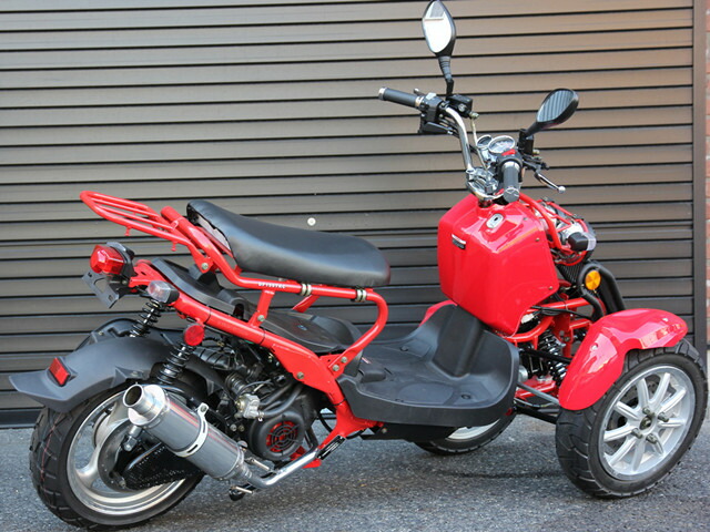 楽天市場 リバーストライク150cc逆三輪トライク整備済完成車両 ナンバー登録高速走行普通免許乗れる ノーヘル二人乗り新車hl150dzr Icebear