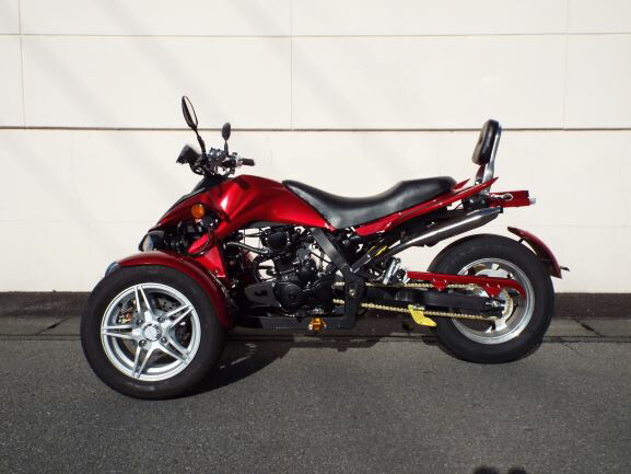 楽天市場 Icebearオリジナルバギータイプリバーストライク250cc水冷エンジン逆三輪トライク整備済完成車両 ナンバー登録高速走行普通免許乗れる ノーヘル二人乗り新車sb250r チャーター便での配送料がかかかります Icebear