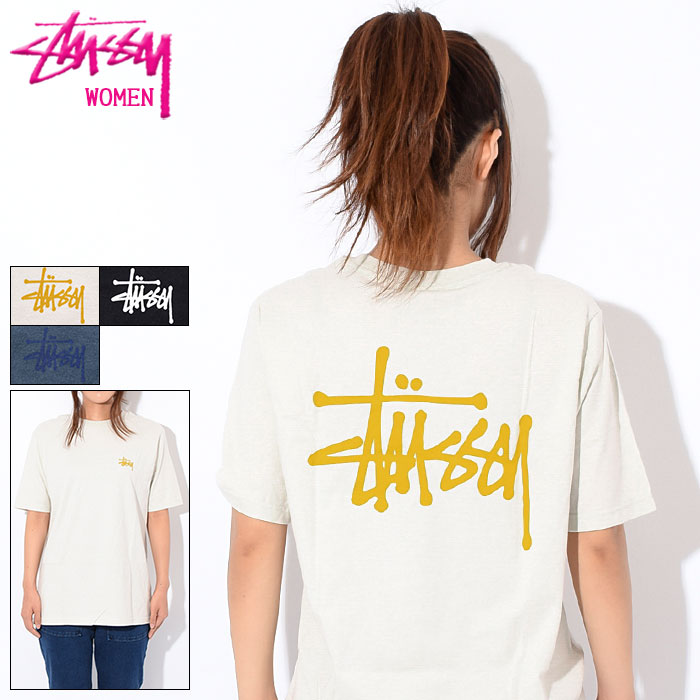 楽天市場 アウトレット 不良箇所あり ステューシー Stussy Tシャツ 半袖 レディース Women Basic Stussy Stussy Tee ティーシャツ T Shirts カットソー トップス ガールズ ウーマンズ Ladys 女性用 ベーシック Usaモデル 正規 品 ストゥーシー スチューシー