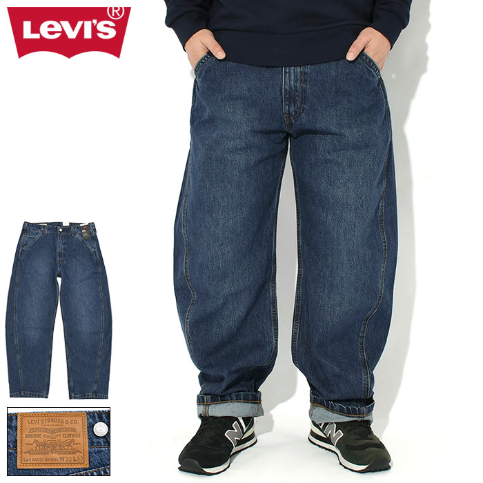 リーバイス Levis パンツ メンズ バギー バレル デニム マックス ボリューム ( levis Baggy Barrel Denim Pant Max Volume レングス32 デニムパンツ ジーンズ ジーパン Gパン ボトムス メンズ 男性用 0057O-0001 0057O 0001 )