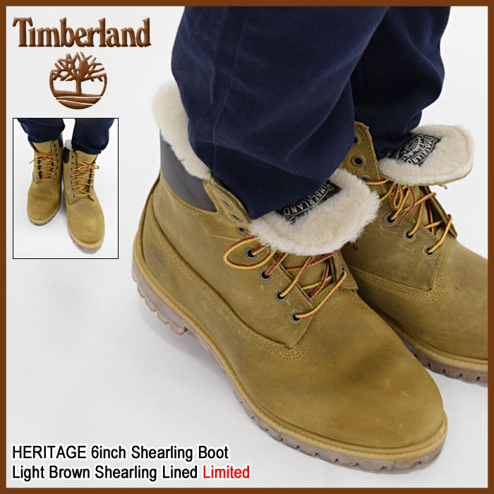 timberland 6 inch shearling boots