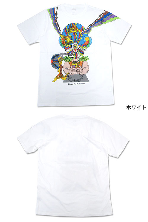【楽天市場】ステューシー STUSSY×Keiichi Tanaami Statue Tシャツ 半袖 コラボ(stussy tee ティー