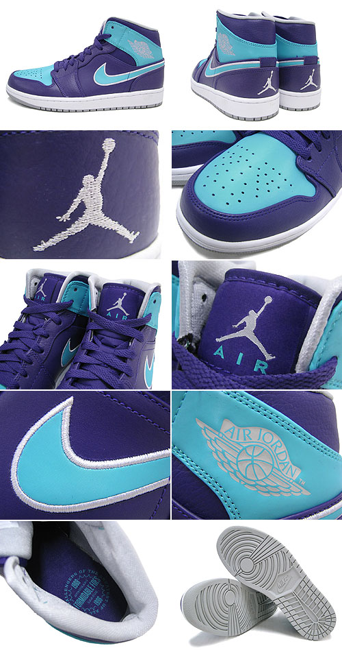 Ice Field Nike Nike Sneakers Air Jordan 1 Mid Purple Platinum