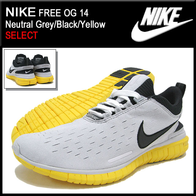 Ice Field Nike Nike Sneakers Free Og 14 Neutral Grey Black Yellow