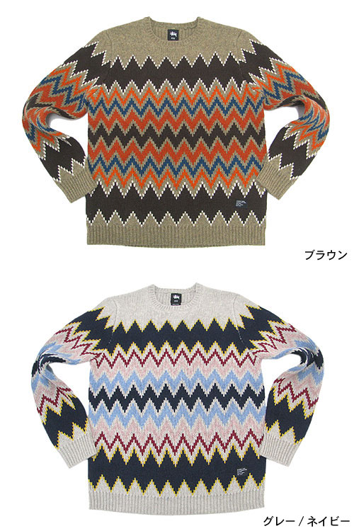 【楽天市場】ステューシー STUSSY Spike セーター(stussy sweater ニット トップス メンズ・男性用 117010