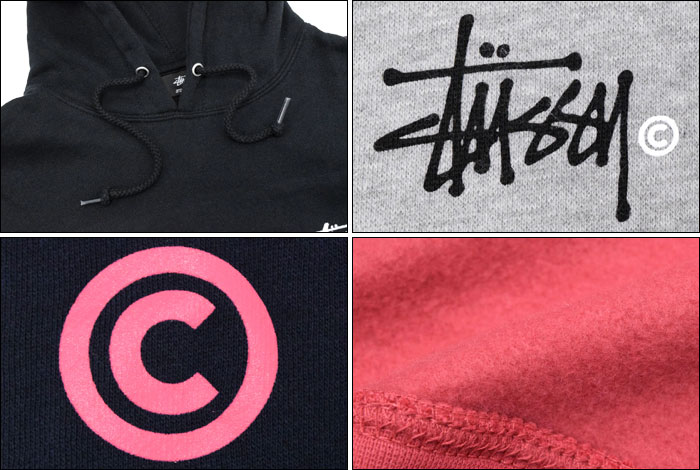 ステューシー ロゴ パーカー ベーシック STUSSY フーディ ビッグロゴ