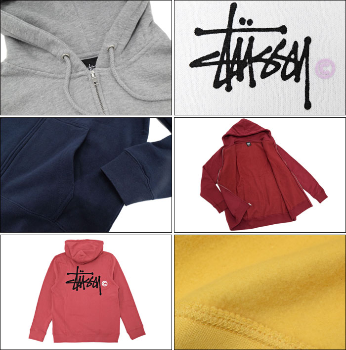 ステューシー ロゴ パーカー ベーシック STUSSY フーディ ビッグロゴ