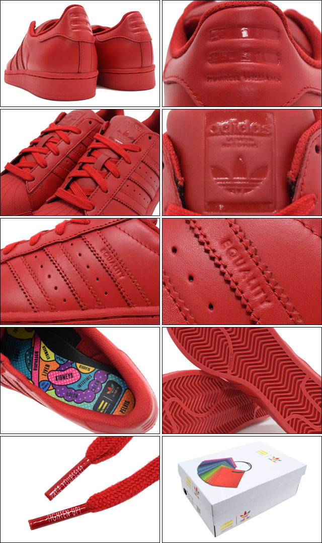 adidas superstar red color