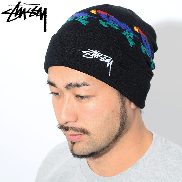 stussy parrot beanie