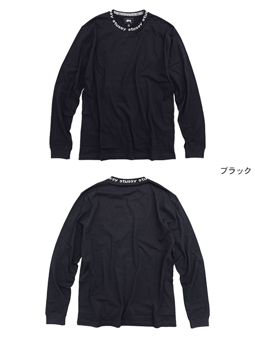 stussy owen long sleeve crew sweatshirt