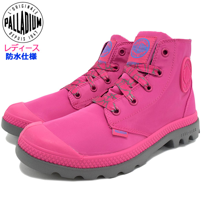 楽天市場 パラディウム Palladium ブーツ レディース 女性用 ウィメンズ パンパ パドル ライト Wp Magenta Metal Womens Pampa Puddle Lite Wp ピンク レインブーツ 防水 スニーカー フェス アウトドア ウォータープルーフ 雨 長靴 靴 ブーツ 671 Ice Field