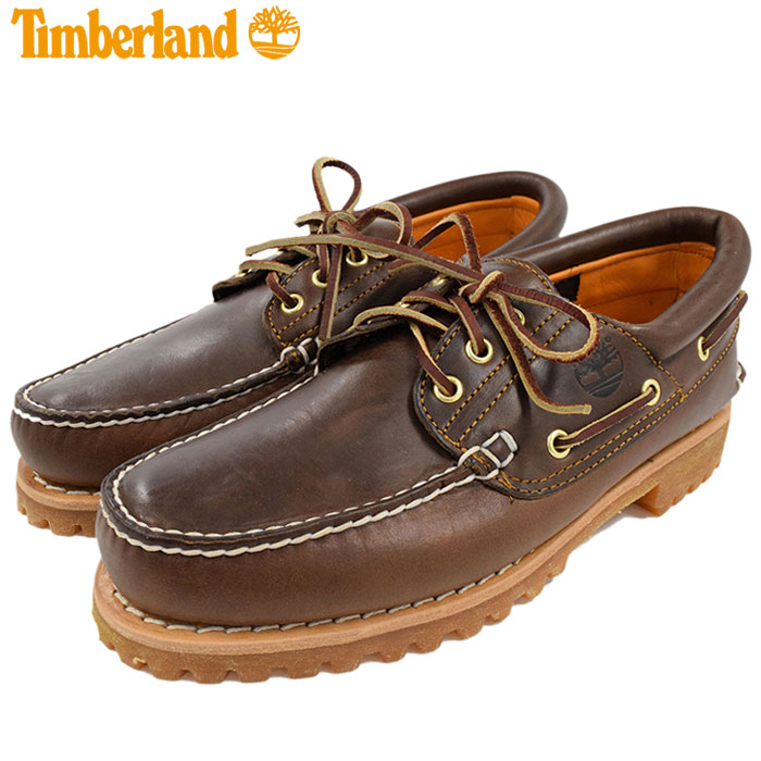 【楽天市場】【日本正規品】ティンバーランド Timberland デッキシューズ メンズ スリーアイ クラシック ラグ ブラウン プルアップ