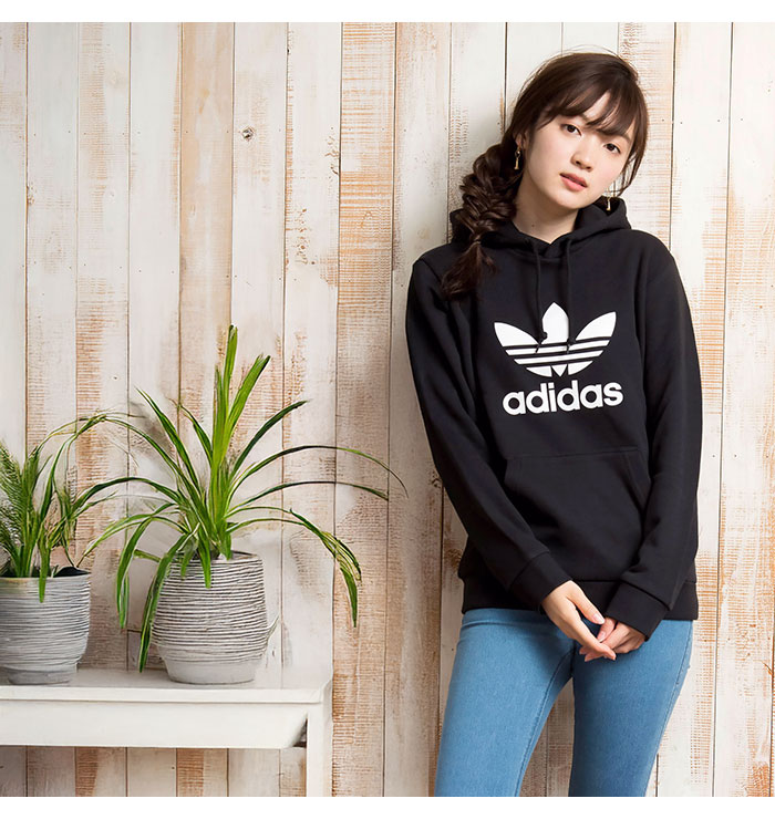 アディダス adidas パーカー プルオーバー メンズ トレフォイル