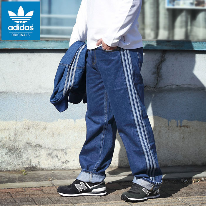 アディダス adidas パンツ メンズ ファイヤーバード アディカラー インディゴ デニム オリジナルス ( adidas Firebird Adicolor Indigo Denim Pant Originals ファイアーバード デニムパンツ ジーンズ ジーパン Gパン ボトムス メンズ 男性用 KD1499 )
