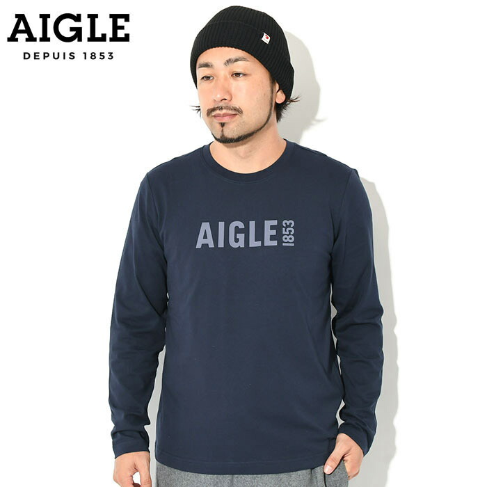 【楽天市場】エーグル AIGLE Tシャツ ロンT Tシャツ 長袖 メンズ ロゴ プリント ( AIGLE Logo Print L/S Tee ティーシャツ TSHIRTS ロング