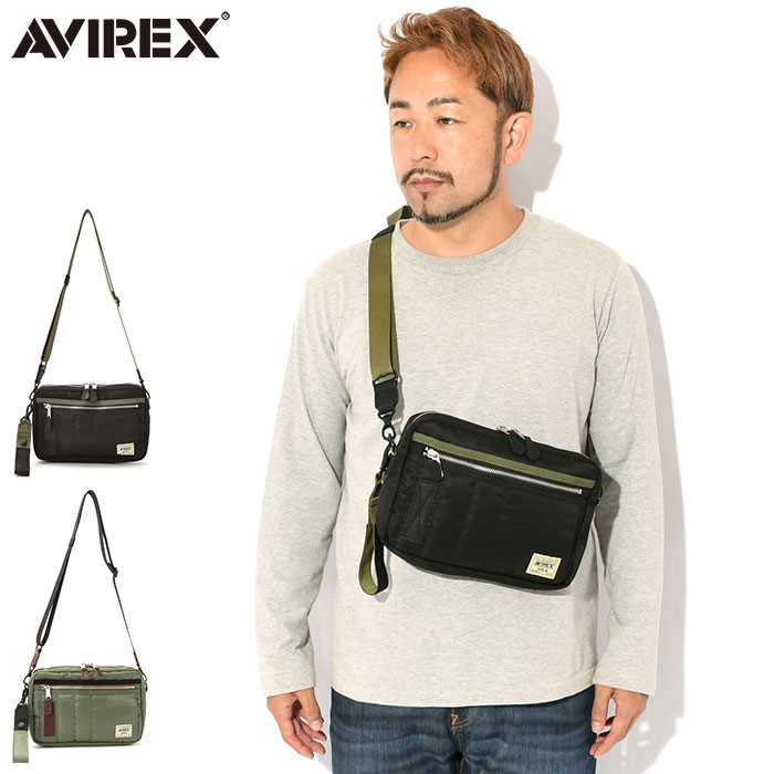 【ポイント10倍】アビレックス AVIREX ショルダーバッグ フライト ナイロン ボックス ( AVIREX Flight Nylon Box Shoulder Bag メンズ レディース ユニセックス 男女兼用 7834976009 ) ice field icefield