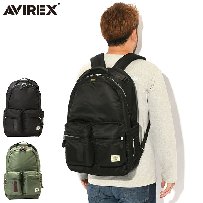新品未使用　アビレックス リュック 7834976010 Avirex　ブラック 楽天市場】AVIREX アビレックス #7834976010 ニュー フライト ナイロン