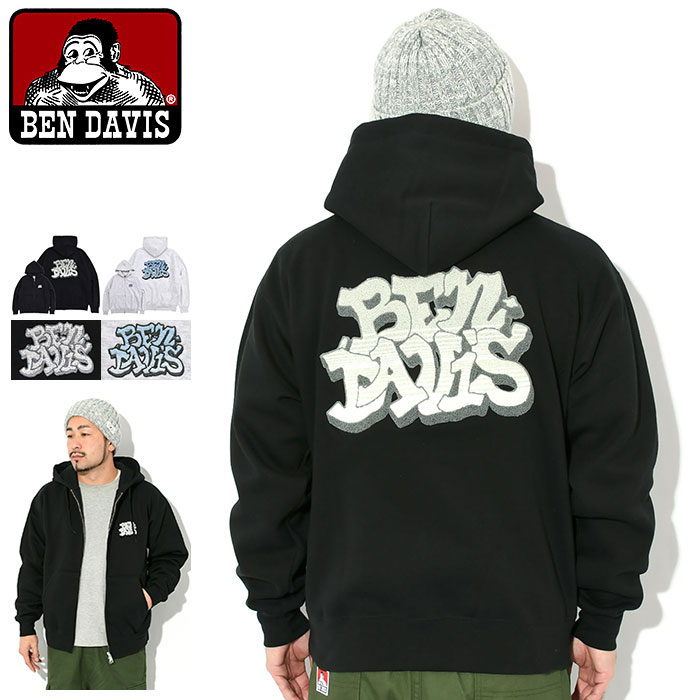 【楽天市場】ベンデイビス BEN DAVIS パーカー ジップアップ メンズ スロー アップ フル ジップ フーディ ( BENDAVIS C