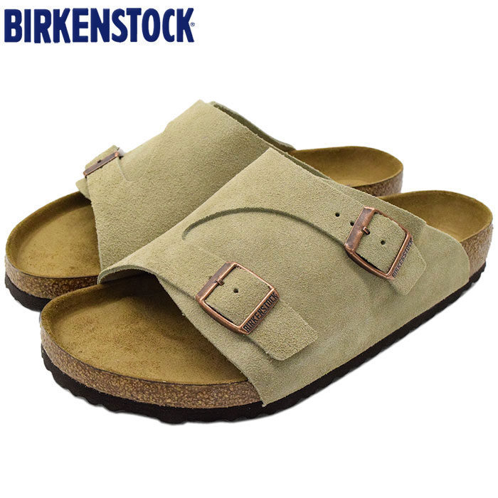 楽天ランキング1位 楽天市場 ビルケンシュトック Birkenstock サンダル メンズ 男性用 チューリッヒ Sfb スエード レザー Taupe Birkenstock Zurich Sfb Suede Leather 幅広 ノーマル レギュラー ベージュ Sandal Mens 靴 シューズ Shoes Ice Field