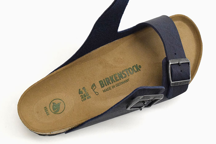 ご予約品 ビルケンシュトック Birkenstock サンダル メンズ 男性用 アリゾナ ビルコフロー Saddle Matt Navy Veg Birkenstock Arizona Birko Flor 幅広 ノーマル レギュラー Vegan ビーガン ネイビー 紺 Sandal Mens 靴 シューズ Shoes Ice Filed Icefield