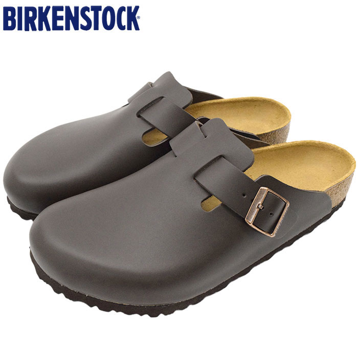 birkenstock boston natural leather