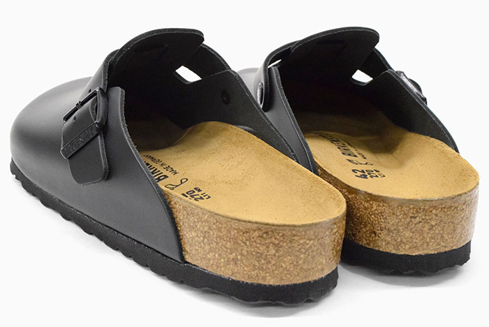 birkenstock boston natural leather