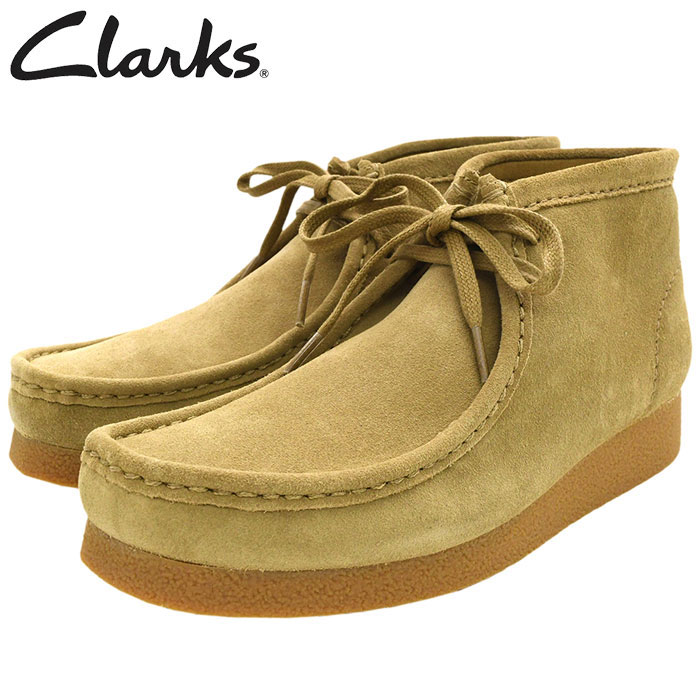 【楽天市場】【ポイント10倍】クラークス CLARKS ブーツ メンズ 男性用 ワラビー エヴォ ブーツ Dark Sand Suede