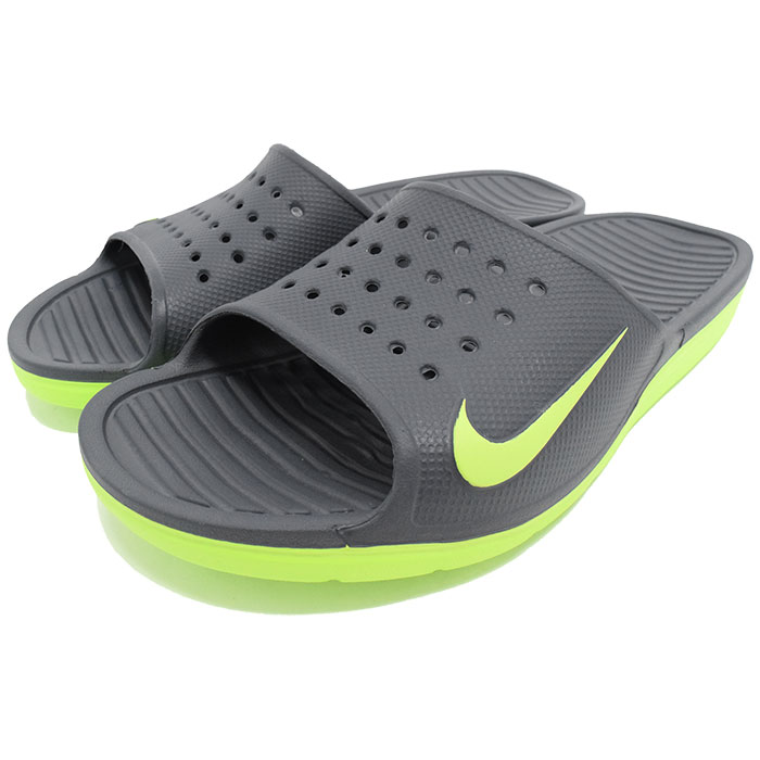 楽天市場 ナイキ Nike サンダル レディース メンズ ソーラーソフト スライド Dark Grey Volt Nike Solarsoft Slide シャワーサンダル スポーツサンダル グレー 灰 Sandal Ladies Mens 靴 シューズ Shoes 077 Ice Filed Icefield Ice Field アイスフィールド