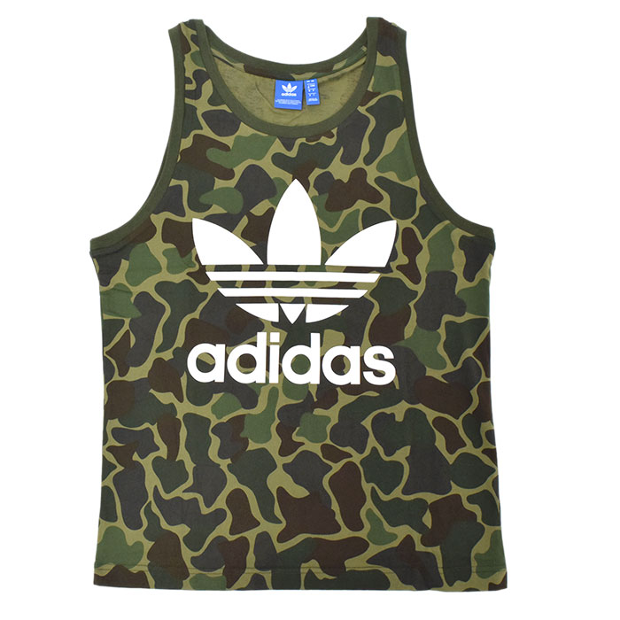 楽天市場 アディダス Adidas タンクトップ メンズ カモ オリジナルス Adidas Camo Tank Top Originals 迷彩 トレフォイル タンク トップ トップス メンズ 男性用 Bk5858 Ice Filed Icefield Ice Field アイスフィールド