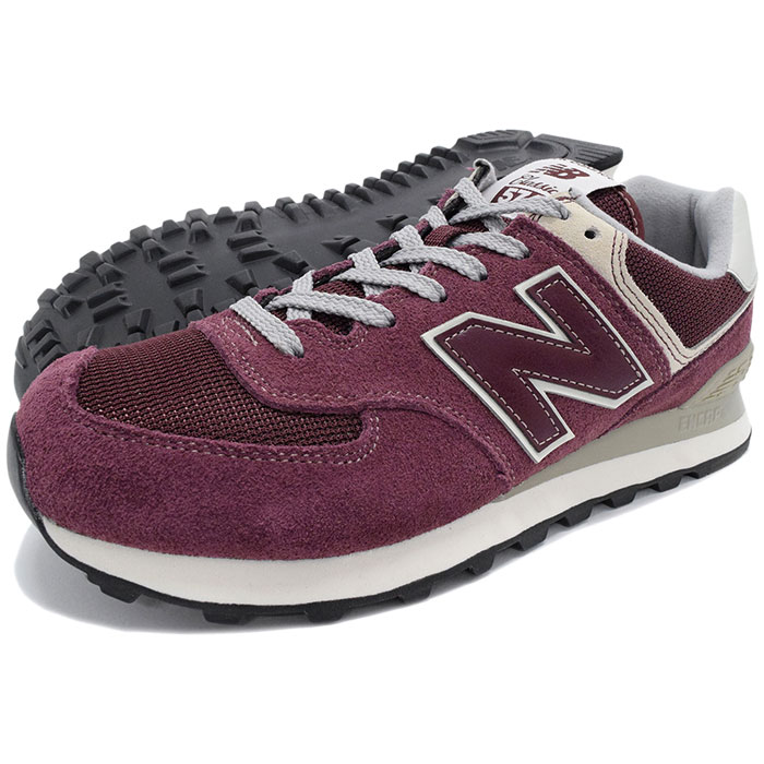 new balance 574 wine