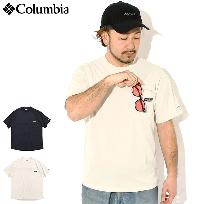 コロンビア Columbia Tシャツ 半袖 メンズ 26SS マウンテンズ アー コーリング ( columbia 26SS Mountains Are Calling S/S Tee 吸汗速乾 UVカット 消臭縫製糸 ポケット ポケT ティーシャツ カットソー トップス アウトドア メンズ 男性用 PG4233 )[M便 1/1]