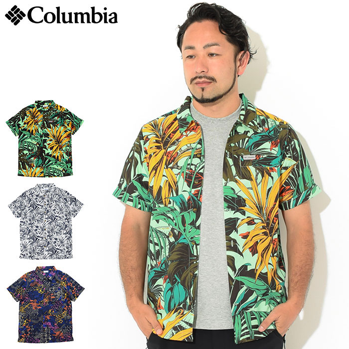 コロンビア Columbia Tシャツ 半袖 メンズ アウトドア エレメンツ 刷り出す Columbia Outdoor Elements Print S S Shirt アロハシャツ 心安いシャツ トップス メンズ 丁年遣い道 Colombia Colonbia Colunbia Ae0354 Ice Field Icefield Pure2improve Com