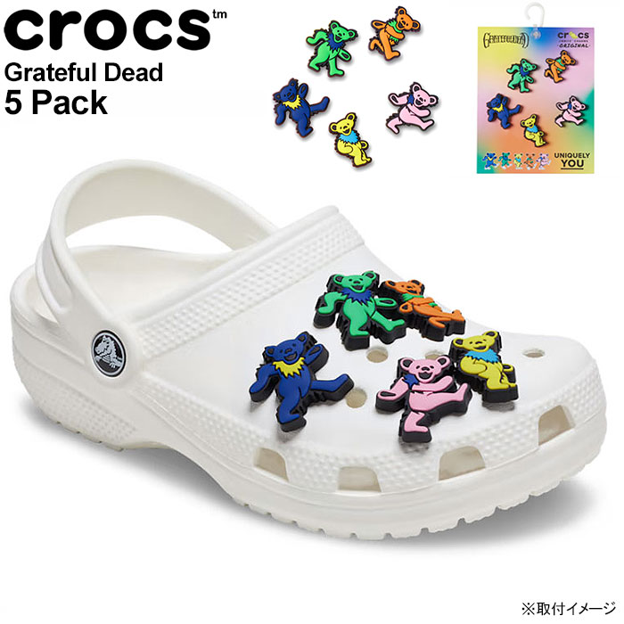 【楽天市場】クロックス crocs ジビッツ チャーム グレイトフル デッド 5 パック コラボ ( crocs×Grateful Dead