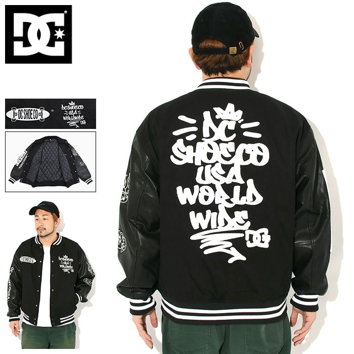 ディーシー DC ジャケット メンズ 25FW バーシティー ( dc 25FW Varsity JKT ビッグシルエット オーバーサイズ スタジアムジャケット スタジャン JACKET JAKET アウター ジャンパー・ブルゾン メンズ 男性用 DJK254024 )
