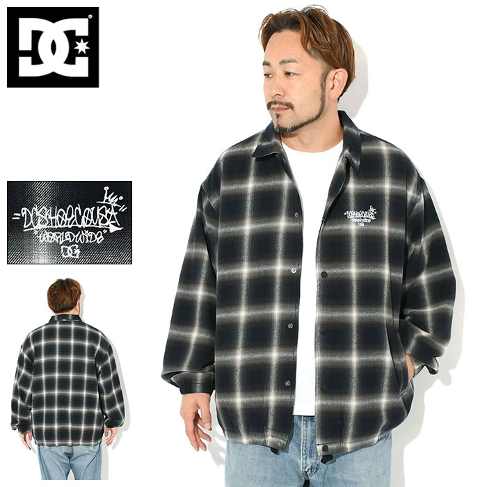 ディーシー DC ジャケット メンズ 25FW コーチジャケット ( dc 25FW Coaches JKT ビッグシルエット オーバーサイズ JACKET JAKET アウター コーチ ジャンパー・ブルゾン メンズ 男性用 DJK254028 )
