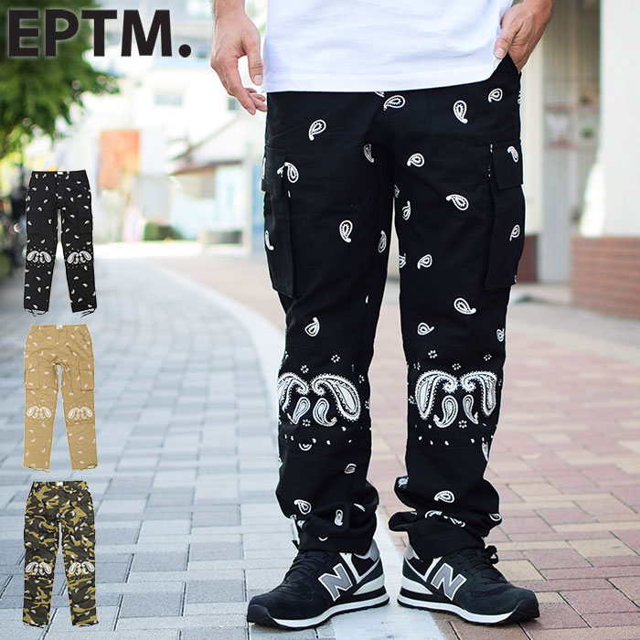 エピトミ EPTM パンツ メンズ バンダナ プリント カーゴパンツ ( EPTM Bandana Print Cargo Pant ボトムス メンズ 男性用 )