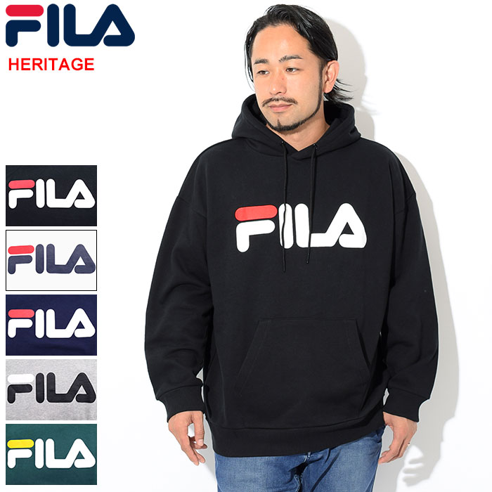 【楽天市場】フィラ FILA パーカー プルオーバー メンズ ロゴ ( FILA Logo Pullover Hoodie ビッグシルエット