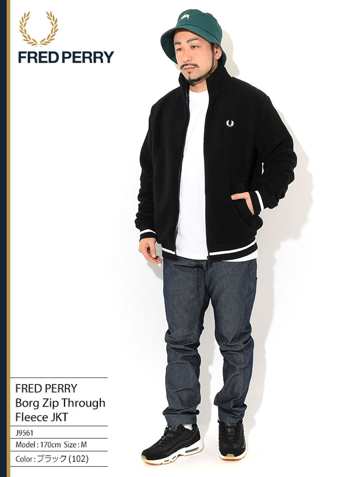 フレッドペリー FRED PERRY ジャケット メンズ ボーグ ジップ スルー