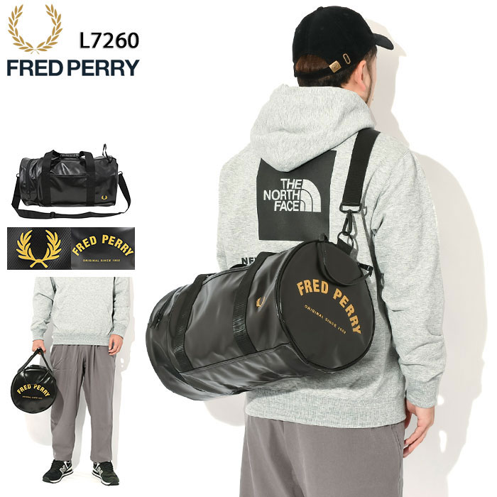 【完売品】FRED PERRY フレッドペリー　ボストンバック　ドラムバッグ 楽天市場】FRED PERRY フレッドペリー ボストンバッグ Classic