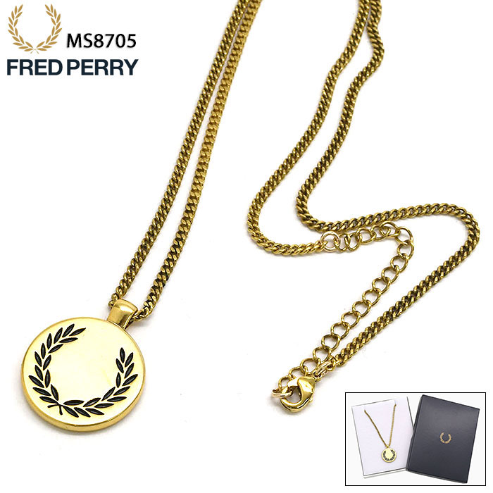 FRED PERRY☆チャンキー ローレルリースネックレス 2色【UK発】 FRED PERRY☆チャンキー ローレルリースネックレス 2色【UK発