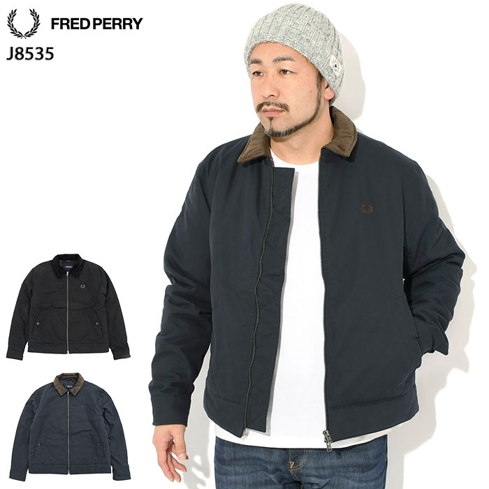 フレッドペリー FRED PERRY ジャケット メンズ コットン キャバン ( FREDPERRY J8535 Cotton Caban JKT カバンジャケット 中綿 保温 暖かい あったか 防寒 JACKET アウター ジャンパー・ブルゾン フレッド ペリー フレッド・ペリー )