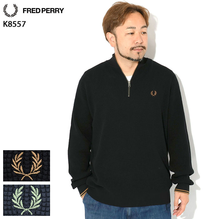 【新品未使用】FRED PERRY メンズ ニット セーター FRED PERRY（フレッドペリー） セーター ニット Classic V Neck