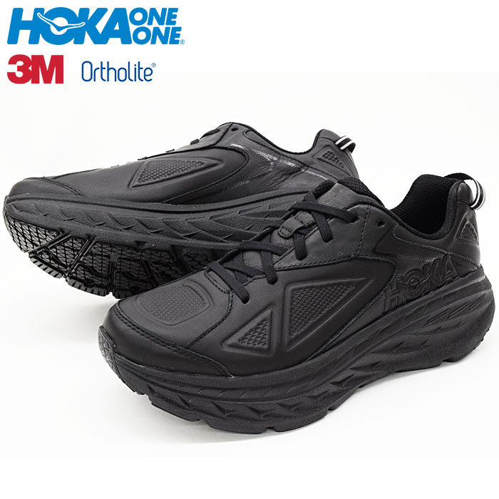 【楽天市場】ホカ オネオネ HOKA ONE ONE スニーカー メンズ 男性用 ボンダイ レザー Black(HOKA ONE ONE
