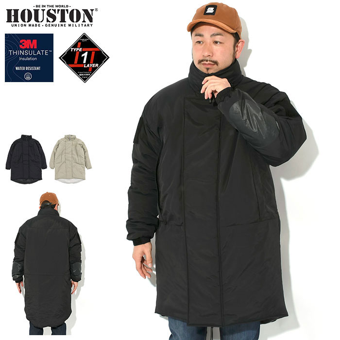 ヒューストン HOUSTON ジャケット メンズ モンスター パーカー ( HOUSTON Monster Parka JKT 中綿 保温 暖かい あったか 防寒 ミリタリー JACKET アウター ジャンパー・ブルゾン アメカジ 50607 ) ice field icefield