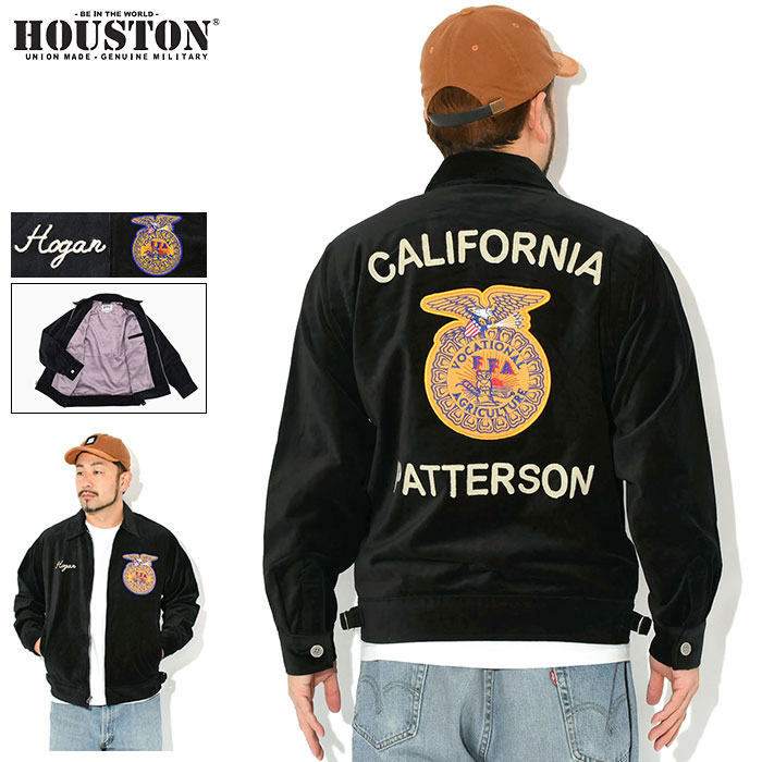 ヒューストン HOUSTON ジャケット メンズ コットン ベルベティーン FFA ( HOUSTON Cotton Velveteen FFA JKT FFAジャケット 別珍 JACKET アウター ジャンパー・ブルゾン アメカジ 51509 ) ice field icefield