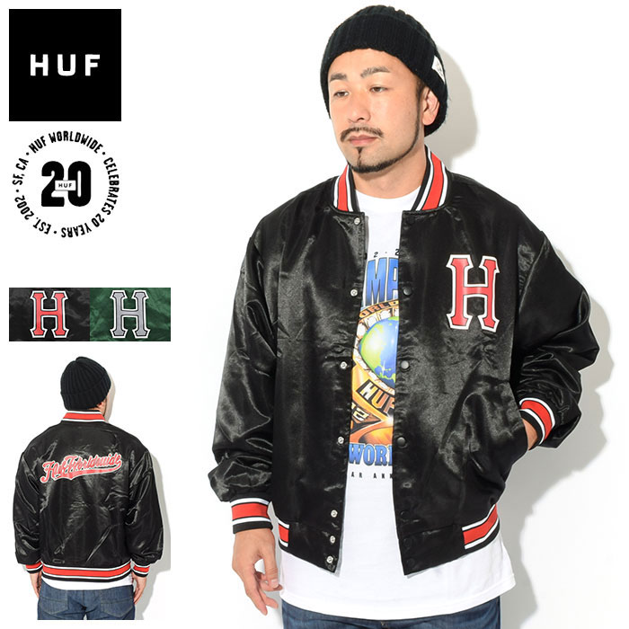 楽天市場】ハフ HUF ジャケット メンズ シェルパ バーシティー ( HUF 