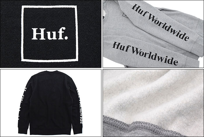 早割クーポン ハフ HUF トレーナー メンズ エッセンシャルズ ドメスティック クルー スウェット Essentials Domestic Crew  Sweat スエット トレナー トレイナー トップス 男性用 PF00264 ice field icefield ostermalm.fi