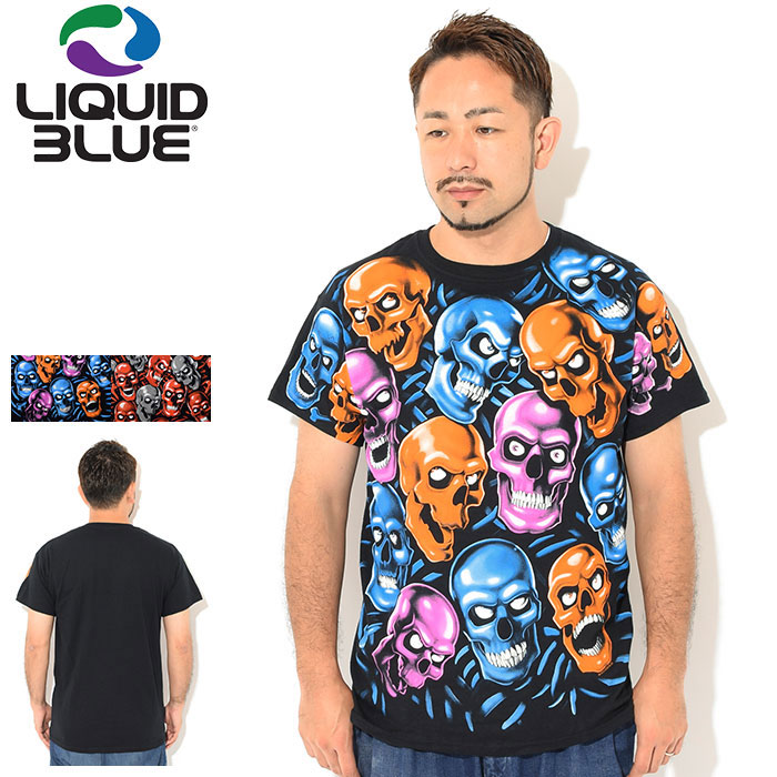 楽天市場】リキッド ブルー LIQUID BLUE Tシャツ 半袖 メンズ スカル