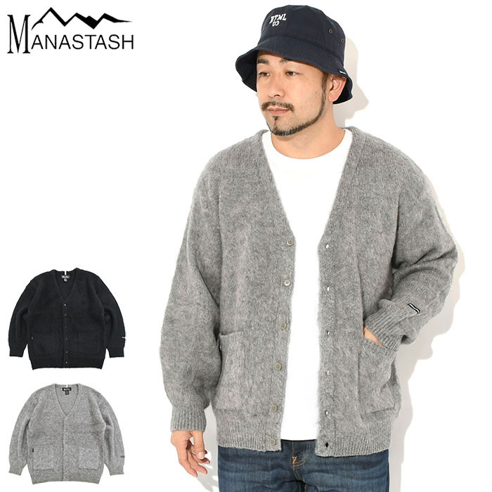 マナスタッシュ MANASTASH カーディガン メンズ アバディーン ( MANASTASH Aberdeen Cardigan Vネック トップス メンズ 男性用 792-5241001 )