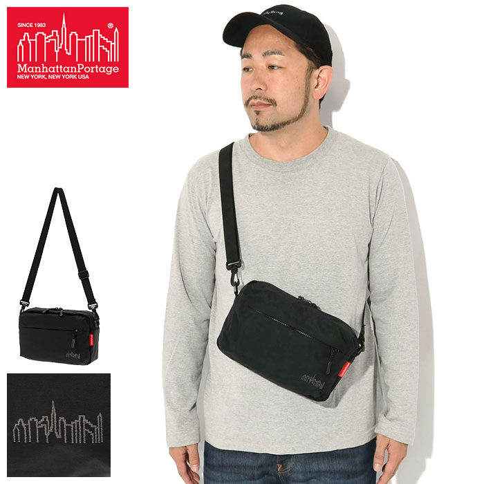 【ポイント10倍】マンハッタンポーテージ Manhattan Portage ショルダーバッグ シティーホール ナイロン タッサー クイル ( manhattan portage Cityhall Shoulder Bag Nylon Tussah Quill MP2445TS メンズ レディース ユニセックス 男女兼用 )